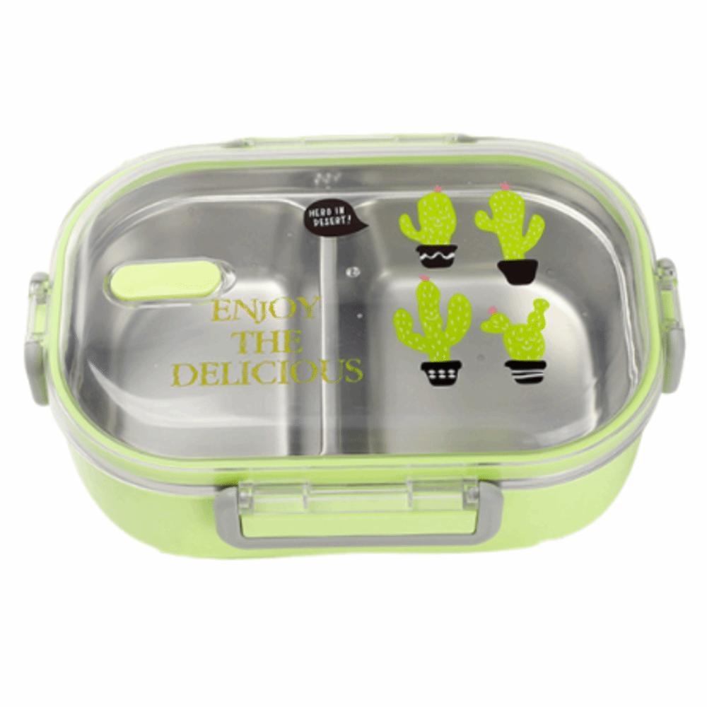 Compartment Thermal Insulation Lunch Box Microwavable Food Storage Container  for School/Office