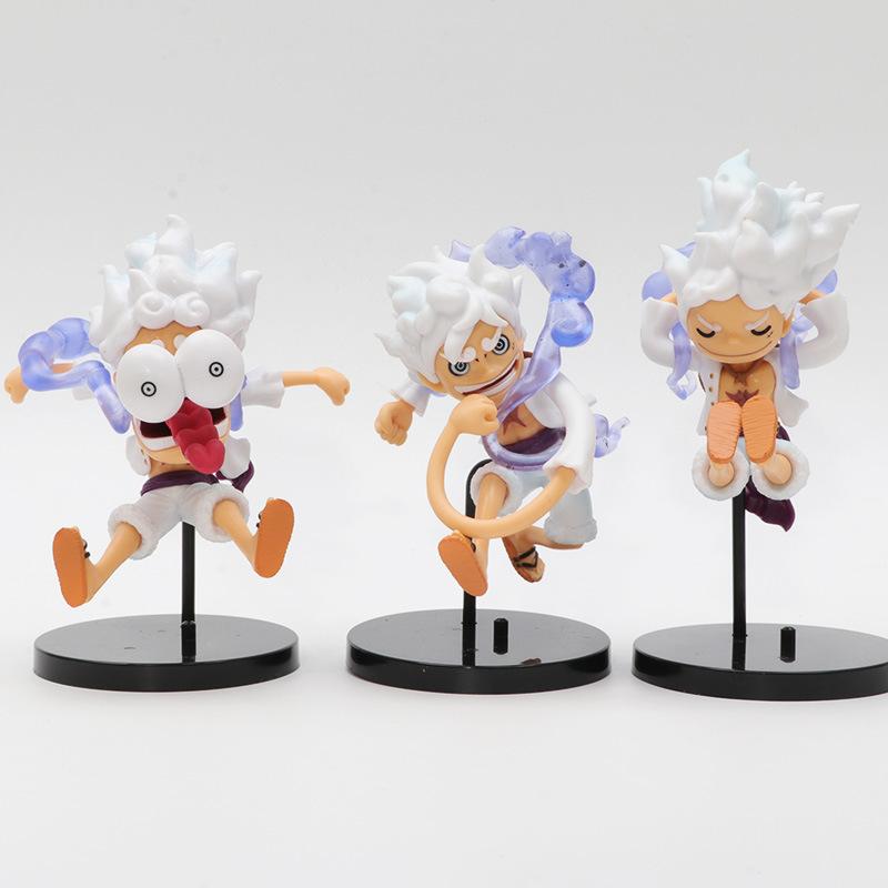 One Piece Monkey D Luffy Action 5 Pcs Figure Table Decoration Boy Gifts Doll