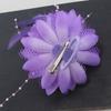 Dance Show Headwear Bride Wedding Hairpins Beaded Party Headwear Flower Feather Hairpins Corsage Hair Clips Women Scrunchie