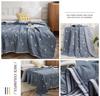 Daisy Print Pustende Cool Quilt Tynt Teppe Mekanisk Vask Klimaanlegg Dyner Myk Komfortabel Tynn Dyne Daisy Print