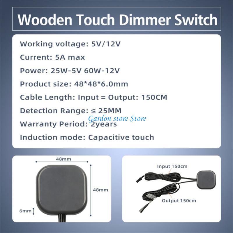B0KB LED Touchs Switches Invisible Penetration Cabinet LED Switches