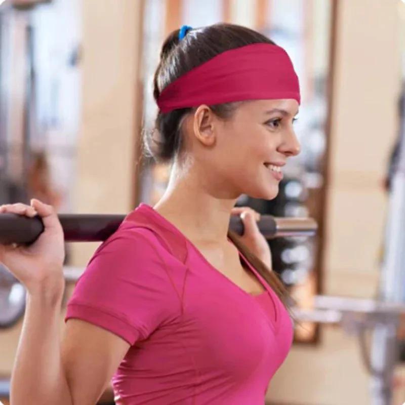 Sports Headband, Cycling/Yoga/Running/Fitness/Tennis/Yoga/Gym For Men and Women,Sports Hair Accessories Sport Sweat Headband