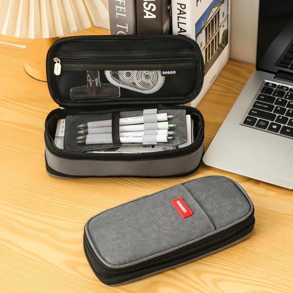 Multifunctional Stationery Bag Double-layer Stationery Organizer Fashion Pen Box  Gift