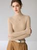 Women's Slim Fit Cashmere Pullover: Autumn/Winter Half-High Neck Sweater