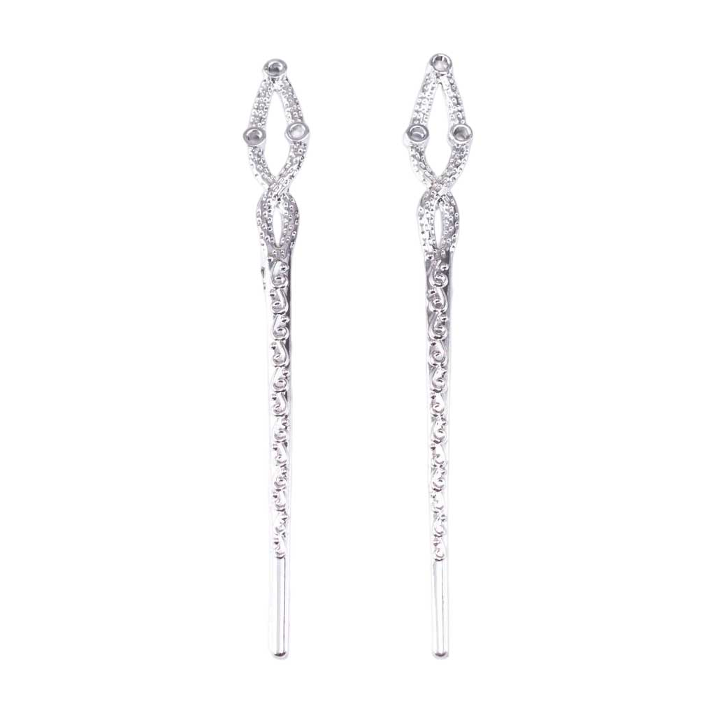 Sponka do vlasů Zinková slitina Vintage Dámské doplňky Záložka Pevná boční spona Třásně Antické sponky do vlasů DIY Dívčí potřeby Sponka do vlasů