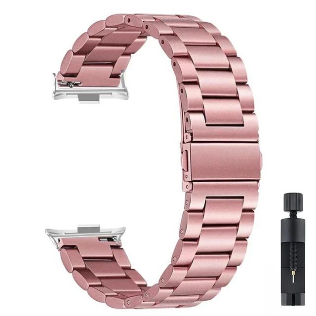 Metal Strap for Redmi Watch 5/Redmi Watch 4 Adjustable Stainless steel Bracelet for Xiaomi Mi Band 9 Pro/Mi Band 8 Pro Wristband