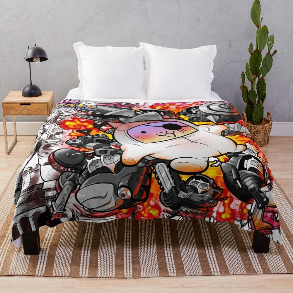 Battle Cats - Subterra Guardians Throw Blanket
