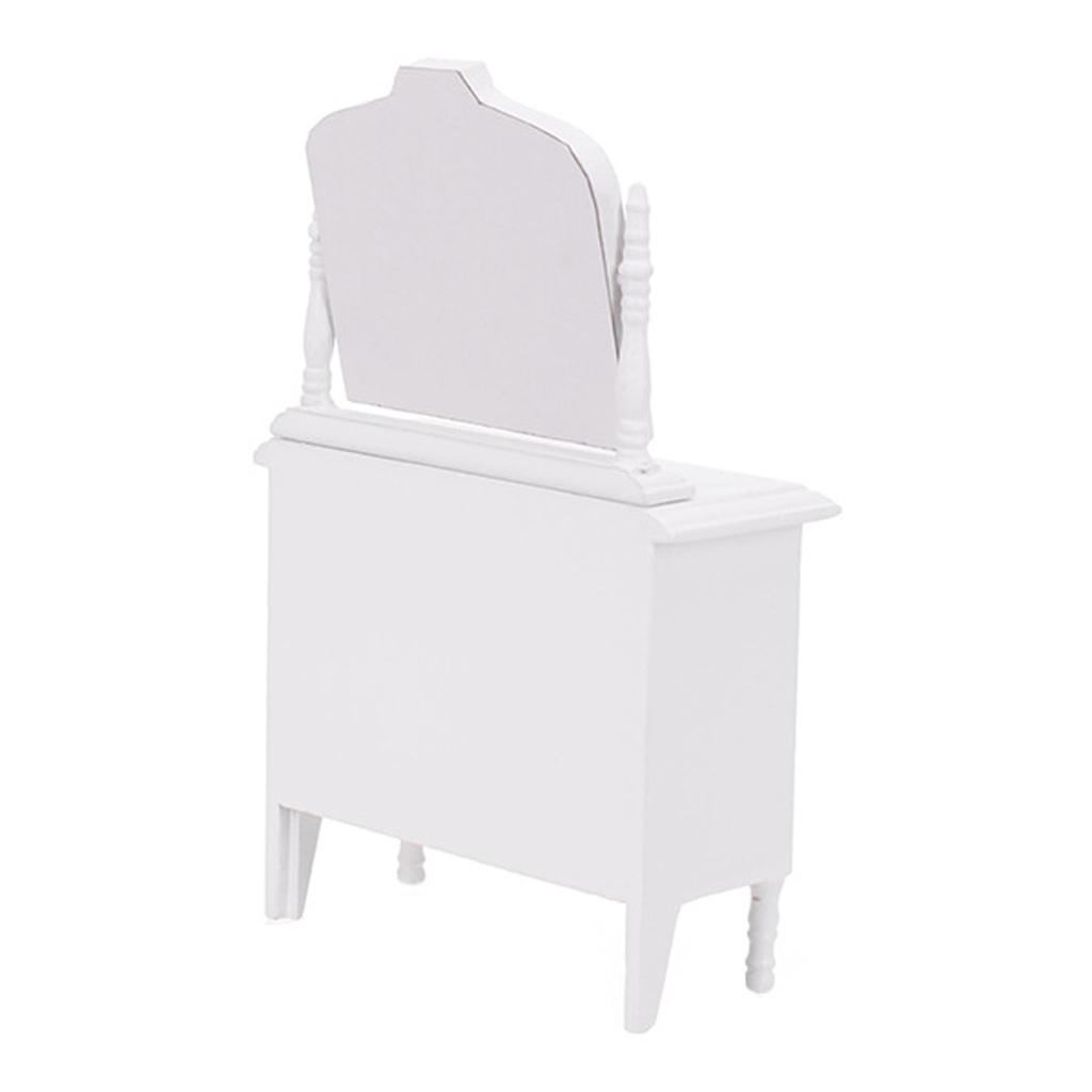 1/12 Miniature Dollhouse Furniture Handmade Dressing Table