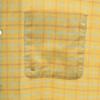 Stephens 60s Vintage Check Pattern Short Sleeve Shirt XL Yellow Men's Used