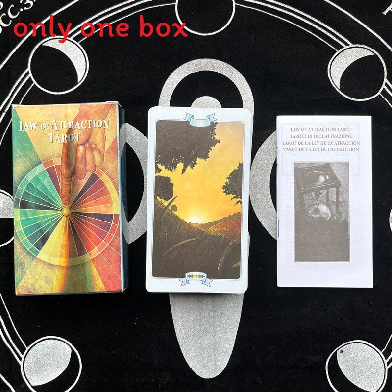 Mazzo di Carte Tarocchi Con Istruzioni Cartacee Per Intrattenimento e Sviluppo Emotivo