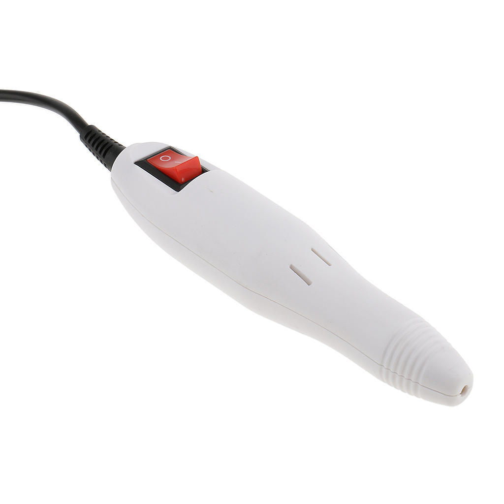 Elektriskt Nagelborrhandtag Pedikyr Manikyr Maskinersättning Penna Vit