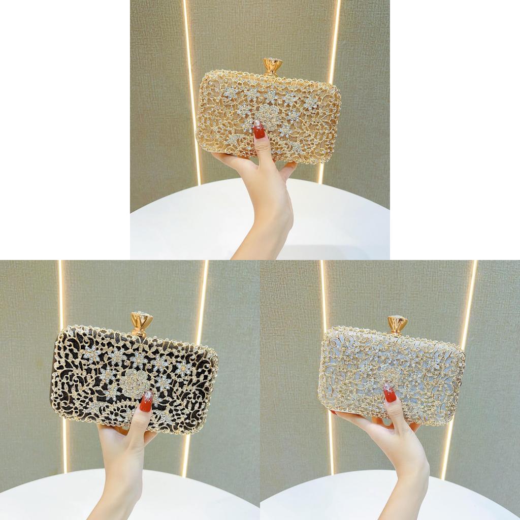 Elegante Pochette da Sera da Donna con Strass per Eventi Formali