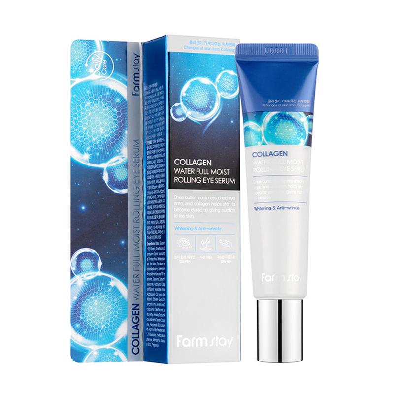 FARM STAY Collagen Water Full Moist Rolling Eye Serum 25ml