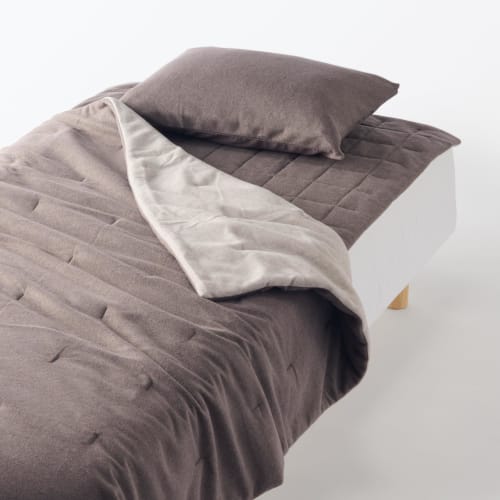MUJI Non-slip Pad, Dark Brown, Single Size, 100 x 200 cm, Smooth Fleece 83412616