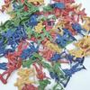 30PCS/Set Colorful Plastic Army Soldier Model Simulation Military Sandbox DIY Decorative Mutiple Poses Men Figures Statuette ZYF