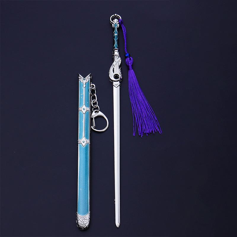 Naraka: Bladepoint Tang-Style Black Gold Sword Alloy Model Toy