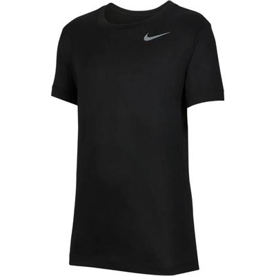 Team Legend Comfortable Quick-Dry Crew Neck Short Sleeve Kids Tops Black IB8678-010