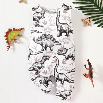 3-24 Months Newborn  Jumpsuit Clothing Dinosaur Print Jumpsuit Clothing Baby Boy and Girls Baby Rompers Soft Baby Clothes