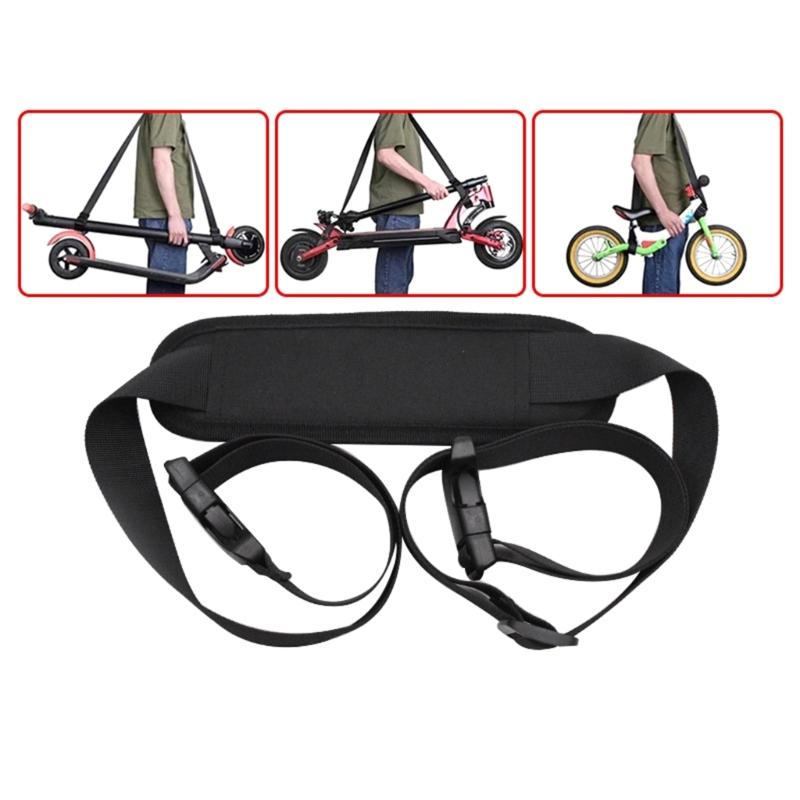 Kick Scooter Shoulder Strap Kids Bikes Carrying Strap with NonSlip Shoulder Pad