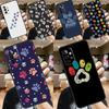 Dog Foot Print Paw Colorful Pattern Phone Case For Samsung Galaxy A32 A52 A12 A53 A33 A23 A13 A54 A34 A14 A51 A15 A25 A35 A55