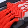 New Acrylic Chinese Knot 6-Disc Tassel Pendant - Festive Red Fringes for Spring Festival