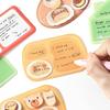 Mr. Paper 60 Sheets/Pack Sticky Note Lunch Themed DIY Notebook Decoration Suitable for Office and School Writing Notes