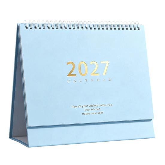 Blocco Lista di Controllo Attività Calendario da Scrivania 2026-2027, Ottobre 2026-Dicembre 2027 Calendario 14 Mesi, Grande Planner Accademico per Studenti Pianificazione Desktop, Organizzazione