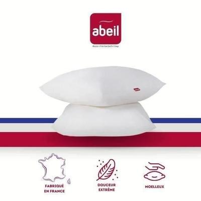 ABEIL Set of 2 Soft Pillows - 60 X 60 Cm - White