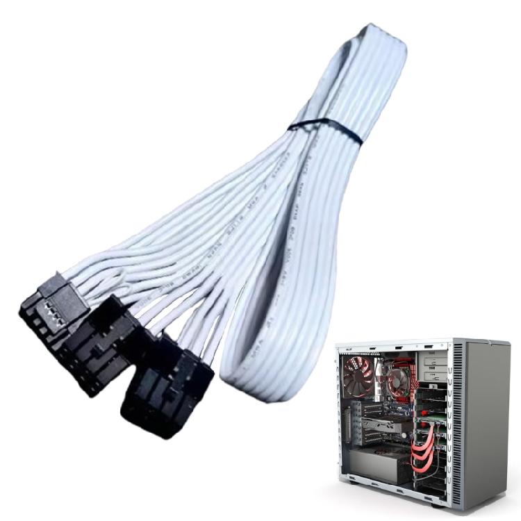 16AWG Two 8Pin To 16Pin 12VHPWR Flat Design PCIE 5.0 Cable for Easy Cable Management and Improved Cooling Efficiency