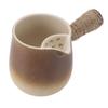 Rustikální keramický čajník, Elegantní čínský čajník na vaření vody, Přípravu čaje, 17 cm, 455 g, Bohatý na minerály, Původní chuť,