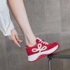 Autumn and Winter New Platform Casual Little White Single Shoes Lace-up Slope Heel Sports Running Versatile Women's Shoes