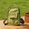 Women's Nylon Handbag Solid Color Mobile Phone Bag Multi-functional Shoulder Crossbody Bag
