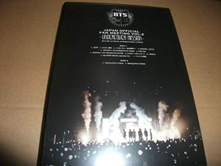 BTS FC Exclusive DVD BTS JAPAN OFFICIAL FAN MEETING UNDERCOVER MISSION 2015 VOL.2