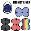 Soft Non-slip Motorcycle Helmet Insert Liner Honeycomb Motorbikes Breathable Mesh Sweat Wicking Lining Helmet Insulation Pad