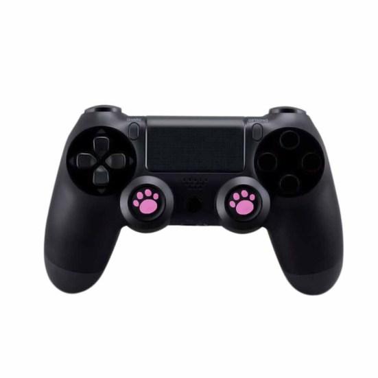 4Pcs Cat Pawl Silicone Joystick Thumb Caps for PS3 Xbox One/360 Game Controller