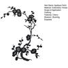 Cherry Blossom Iron Patch Iron-on Blossom Plum Applique Patch Embroidered Floral Patch for Jeans Garment Jackets Backpacks Clothes DIY Crafts