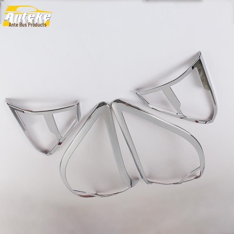 Furui Di Bakljusskydd Trim för 14 Modeller - Elektropläterad Baklucka Bakljusram Paljetter Tillbehör