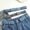 Adjustable Stretch Elastic Waist Band Invisible Belt Buckle-Free Belts for Women Men Jean Pants Dress No Buckle Easy ToWear