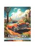 Classic Cars Coloring Book : Vintage Car Coloring Pages Featuring 50 Illustrations, Iconic Classic Cars for Stress Relief and Relaxation Kitabı