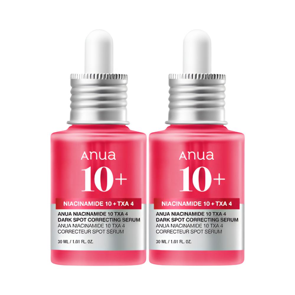 Anua Niacinamide 10 TXA 4 Dark Spot Correcting Serum 30ml*2ea – Brightening & Dark Spot Care / K-Beauty Trending Skincare Set