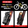 PIENSE Bicycle Lock Blade Lock Foldable Bicycle Security Goods Dial Type Anti-Theft (Black A)