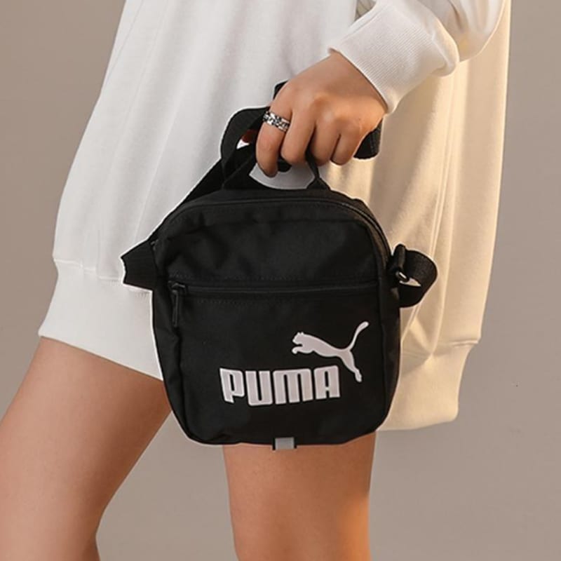 Puma Fabric Crossbody Bag, Shoulder Bag Regular Unisex Black 078197-01