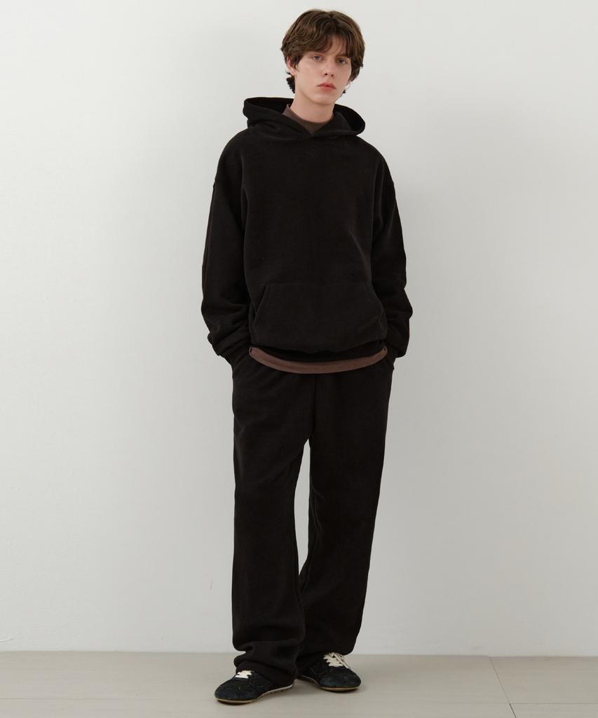 Wednesday Oasis Soft Brushed Wide String Sweatpants_Black(W25-Pt30)