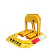 Octagonal Ground Lock: Thickened Anti-Collision Parking Bollard
