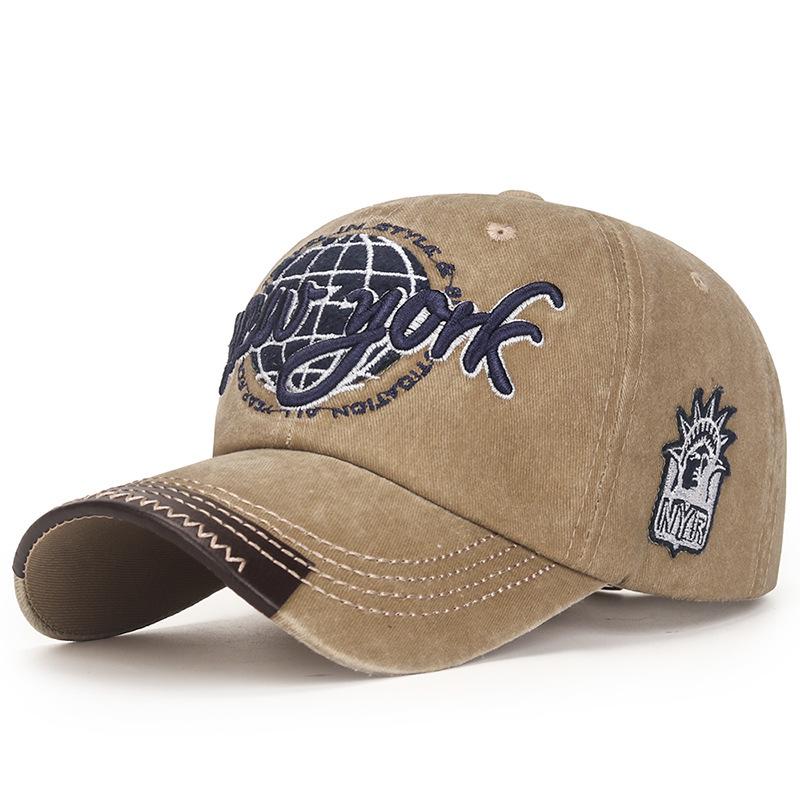 European and American Style New Soft Top Washed Old Sunshade Baseball Cap Men's and Women's Casual Adjustable Hat