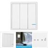 Wireless FR Remote Wall Switch Lamps Control Switch Kit IP54 Dampproof  3 Channels
