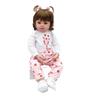 48cm Cloth Body Fawn Short Curly Hair Reborn Doll Toy