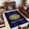 Inter Milan Personalized Name Floor Mat Perfect for Bedrooms Decorate room Balcony Outdoor Anti-slip Rug Decorate Offices