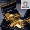 Mini Coin Treasure Chest Doll House Diy Decoration Parts