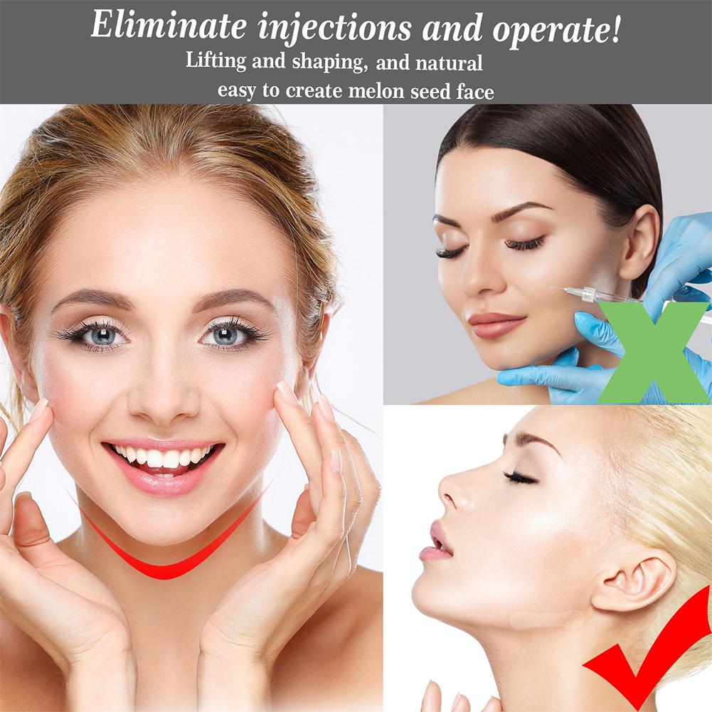 A Box of 100pcs V Type Lift Invisible Adhesive Double Chin Lift V-face Makeup Stage Play Invisible Adhesive